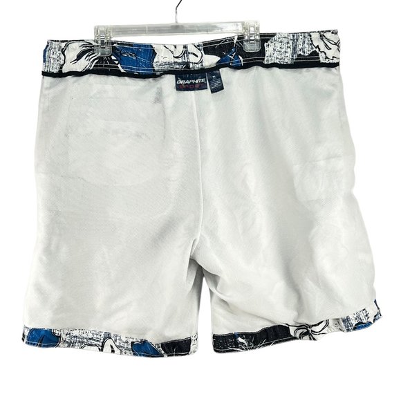 Graphite Sport Cargo Swim Shorts Trunks Mens XL Hawaiian Tropical Flower Print - Picture 5 of 8